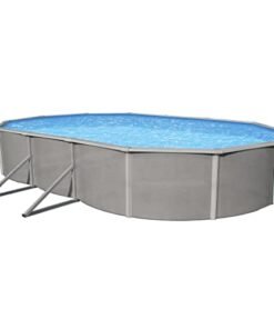 Blue Wave Bluewave Belize Oval Steel Wall Above Ground Pool W/ 6-in Top Rail Standard