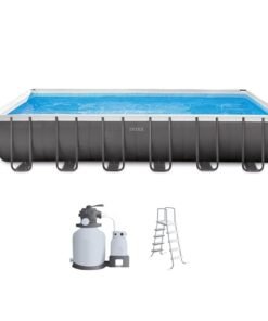Alternative view of Intex ZX100 Auto Pressure Side Pool Cleaner and Rectangular Ultra XTR Frame Swimming Pool White