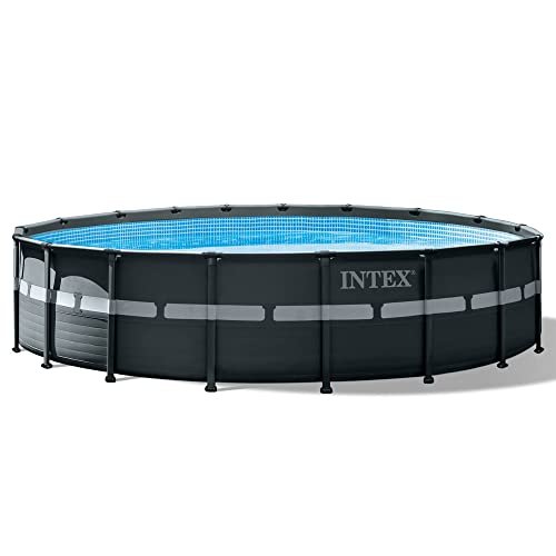 Intex Above-Ground Pool Set with Pump and Vacuum Gray - Image 4