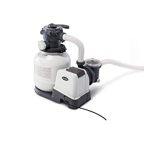 Intex Ultra XTR Rectangular Pool Set with Pump, Vacuum Cleaner & Skimmer Gray - Image 4