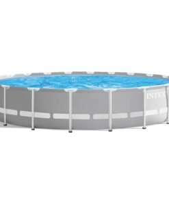 Intex Prism Frame Premium Pool Set 22' x 48" Above Ground Swimming Pool Multicolor