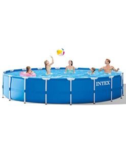 Alternative view of Intex Metal Frame Above Ground Swimming Pool Set 18ft x 48in Blue