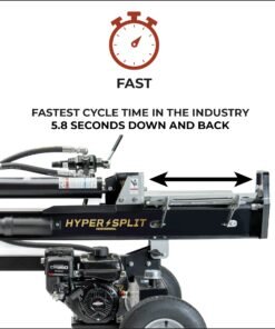 Alternative view of Hyper Split 33-209 Log Splitter 25 Ton Vertical/Horizontal 6.5 HP Briggs & Stratton XR950 Engine New