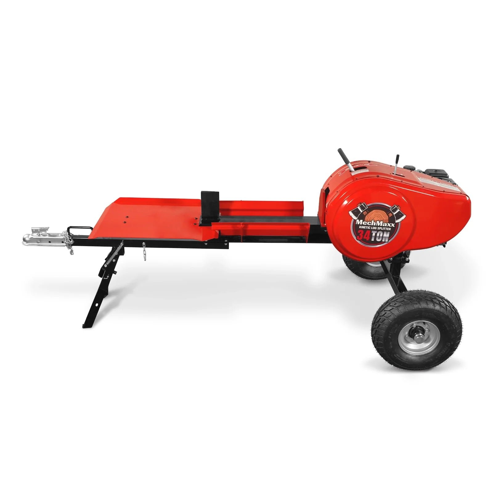 MechMaxx KT34 Log Splitter 34 Ton Kinetic Fast 7 HP Ducar Gasoline Engine 28" Log Dia Capacity 3-Sec Cycle Time New - Image 14