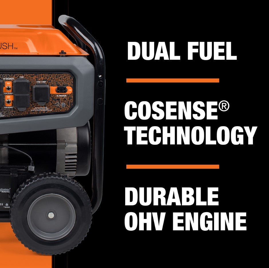 Generac GP7500EDF 7500W/9400W Dual Fuel Generator Electric Start New - Image 4