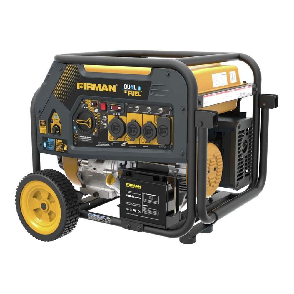 Firman H07552 7500W/9400W Dual Fuel Electric Start 50A Generator Manufacturer RFB - Image 3
