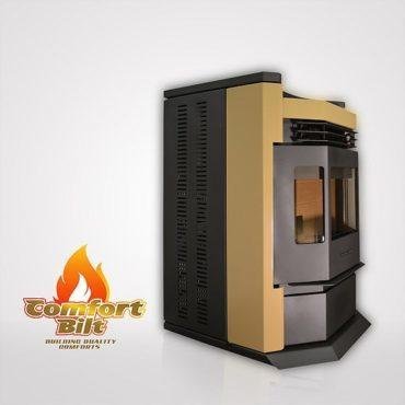 ComfortBilt HP22-N 3,000 sq. ft. EPA Certified Pellet Stove with Auto Ignition 80 lb Hopper Capacity Apricot New - Image 5