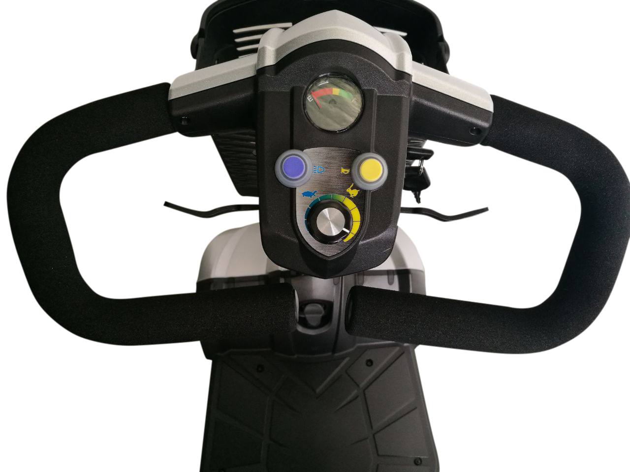 EV Rider CityCruzer 4 Wheel Electric Travel Scooter 12Ah SLA Silver Open Box - Image 3