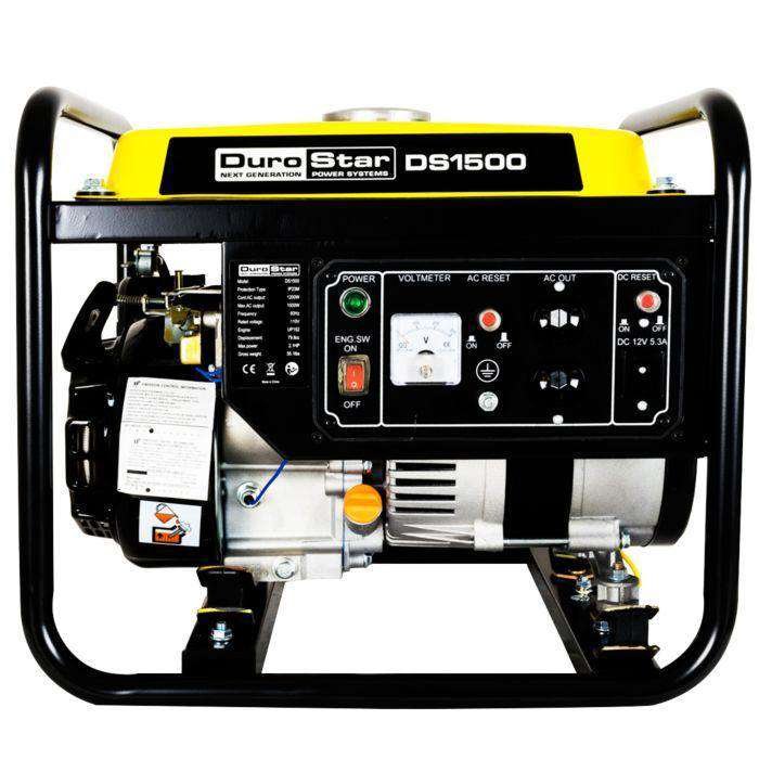 DuroStar DS1500 1200W/1500W Gas Portable Generator New - Image 3