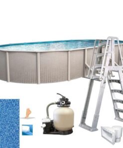 In The Swim 12' x 18' Oval Above Ground Pool Freestyle Package Multi-Colored