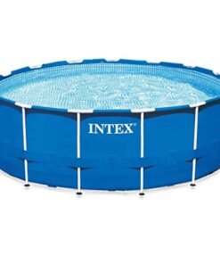 Intex 15ft X 48in Metal Frame Pool Set Blue