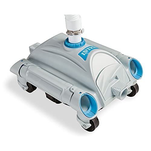 Intex Ultra XTR Rectangular Pool Set with Pump, Vacuum Cleaner & Skimmer Gray - Image 9