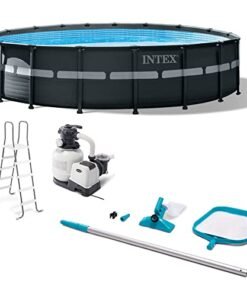 Intex Ultra XTR Frame 18' x 52" Above Ground Swimming Pool Blue Gray White
