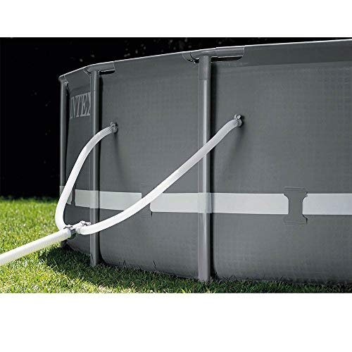 Intex Ultra XTR 16ft x 48in Above Ground Pool Set w/Pump, Cleaner Robot Vacuum & Hose Gray - Image 2