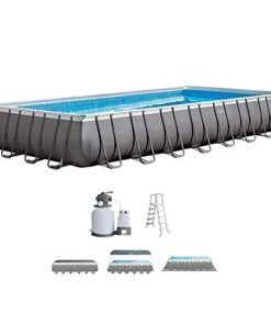 Intex Ultra Frame Rectangular Pool Set with Sand Filter Pump