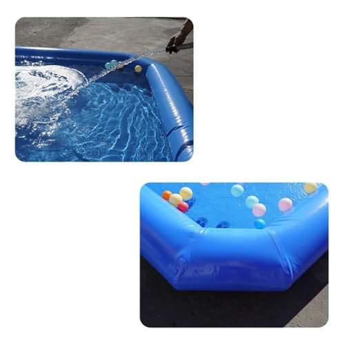 TECHTONGDA Inflatable Pool with 110V Blower, Large 26.2ft for Backyard Blue - Image 5