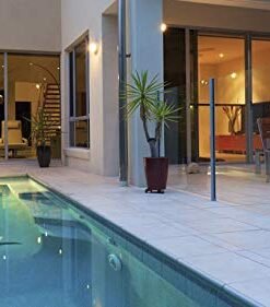 Alternative view of Custom Mosaics, Inc. Tribal Marlin Porcelain Pool Mosaic 60" x 49" Black