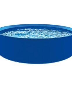 Blue Wave Cobalt Steel Wall Pool Package – 15-ft Round 48-in Deep Blue