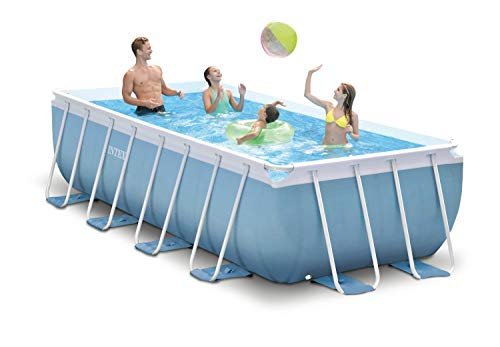 Intex Rectangular Prism Frame Pool Set 16ft x 8ft x 42in Multicolor - Image 3