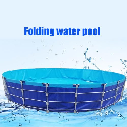 Sermair Canvas Folding Swimming Pool Multi-Functional Water Storage Tank Blue (XL) - Image 2
