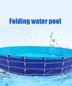 Alternative view of Sermair Canvas Folding Swimming Pool Blue