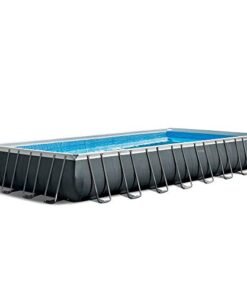 Alternative view of Intex Ultra XTR Heavy Duty Rectangular Above Ground Swimming Pool Gray
