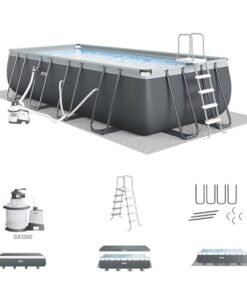 Intex Ultra XTR Rectangular Swimming Pool Set Blue