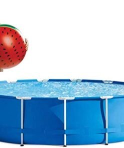 FFCJJDS Outdoor Frame Swimming Pool with Rainproof Dust Covers
