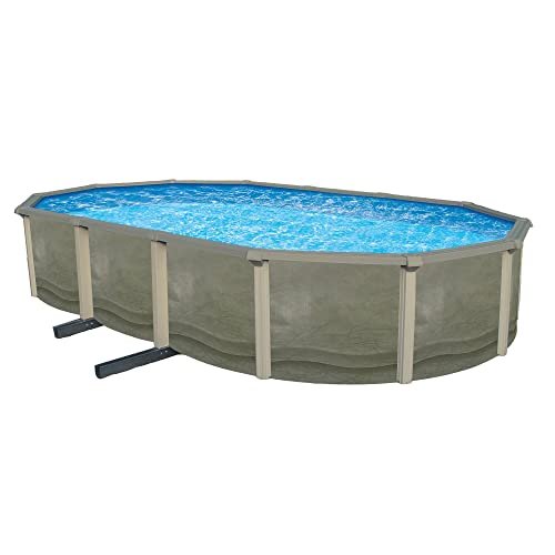 Blue Wave Trinity 18' Round Steel Wall Pool 52" Deep Multicolor - Image 4