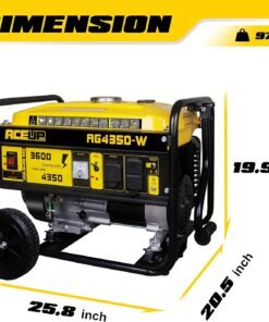 Alternative view of Aceup Energy AG4350W Portable Generator 3600/4350W Gas Powered 30A CARB with Wheel Kit New