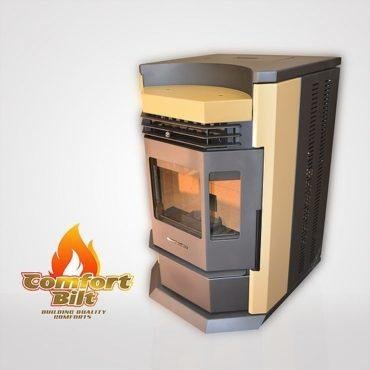 ComfortBilt HP22-N 3,000 sq. ft. EPA Certified Pellet Stove with Auto Ignition 80 lb Hopper Capacity Apricot New - Image 6