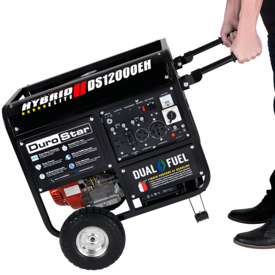 Durostar DS12000EH 9500W/12000W Dual Fuel Electric Start Generator New - Image 5
