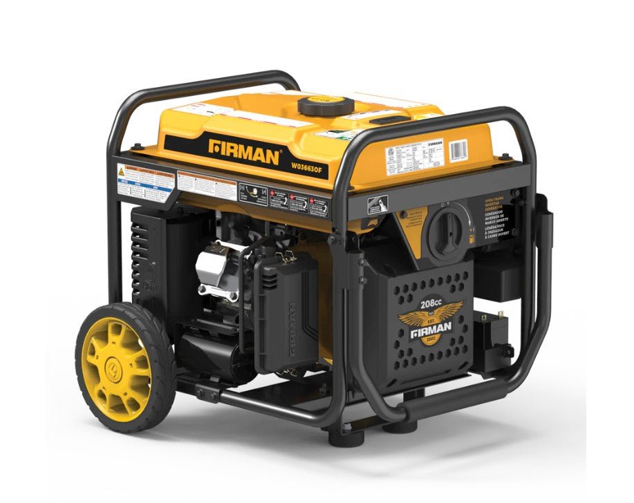 Firman W03663OF Generator 3650W/4200W 50 Amp Electric Start With CO Alert New - Image 4