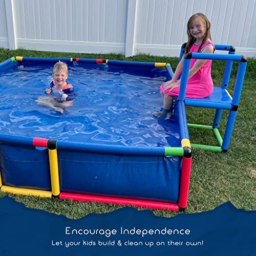 Funphix Buildable Plastic Kiddie Pool for Kids Ages 8-12 - Image 6