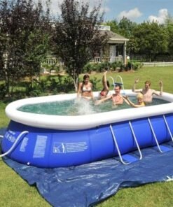 Alternative view of FFCJJDS Inflatable Swimming Pool for Adults & Kids 122x78x31In