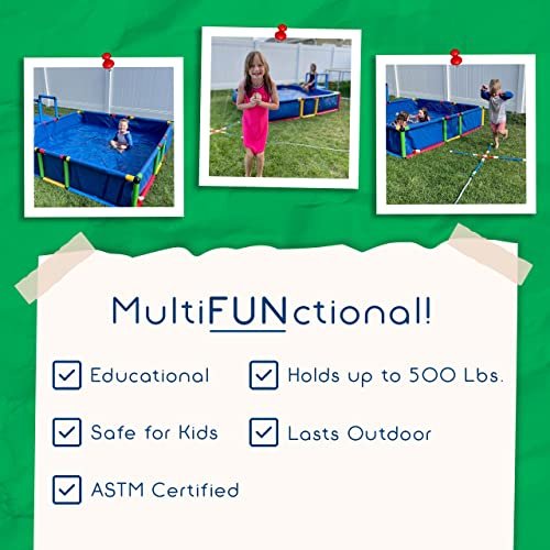 Funphix Buildable Plastic Kiddie Pool for Kids Ages 8-12 - Image 5