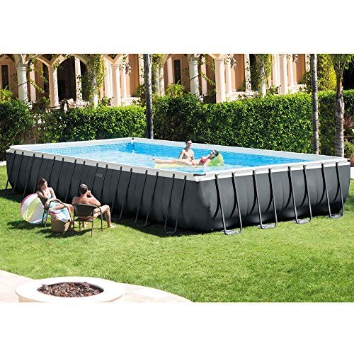 Intex Ultra XTR Rectangular Swimming Pool Set Bundle with Pump and Pool Care Chemicals - Image 5