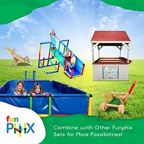 Funphix Buildable Plastic Kiddie Pool for Kids Ages 8-12 - Image 7