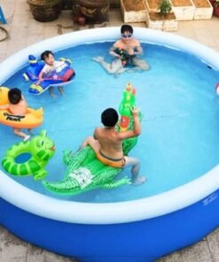 Alternative view of FFCJJDS Oversized Above Ground Inflatable Swimming Pool 15x4ft Blue