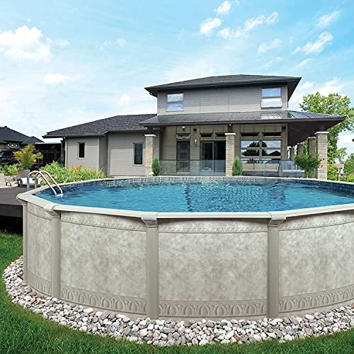 Aquarian Above Ground Swimming Pool Kit Khaki - Image 4