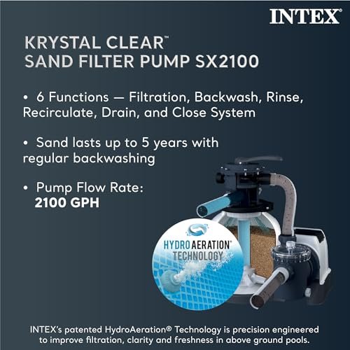 Intex Ultra XTR Deluxe Above Ground Swimming Pool Set Gray - Image 6