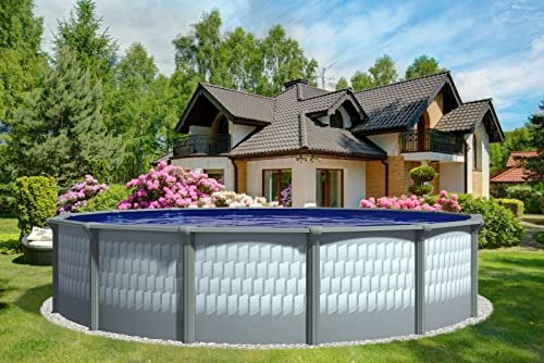 Lake Effect Pools Testudo 18' Round Above Ground Swimming Pool Blue - Image 3