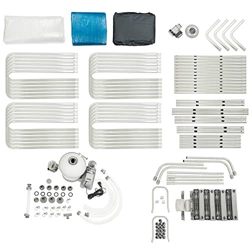 Bestway Power Steel Rectangular Above Ground Swimming Pool Set Gray - Image 4