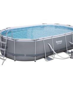 Bestway Power Steel Oval Frame Pool Set Multi