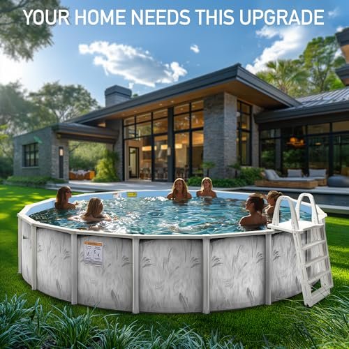 Shop Square 21 Ft x 52 Inch Silver Above Ground Pool with Skimmer - Image 7