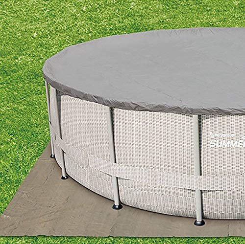 Summer Waves 20ft x 48in Above Ground Swimming Pool Set with Ladder & Cover Gray - Image 6