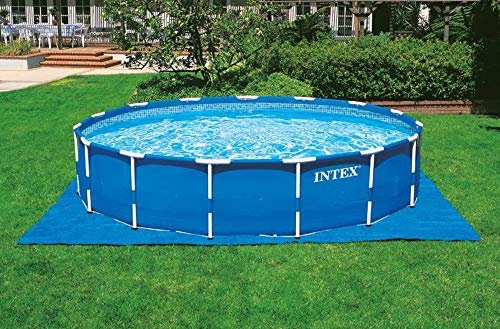 Intex Metal Frame Above Ground Swimming Pool Set 18ft x 48in Blue - Image 9