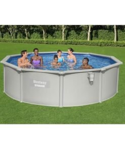 Alternative view of Bestway Hydrium 15'x 48" Steel Wall Above Ground Swimming Pool Set Gray