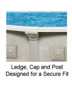 Alternative view of Aquarian Pools Round Steel Above Ground Swimming Pool Khaki
