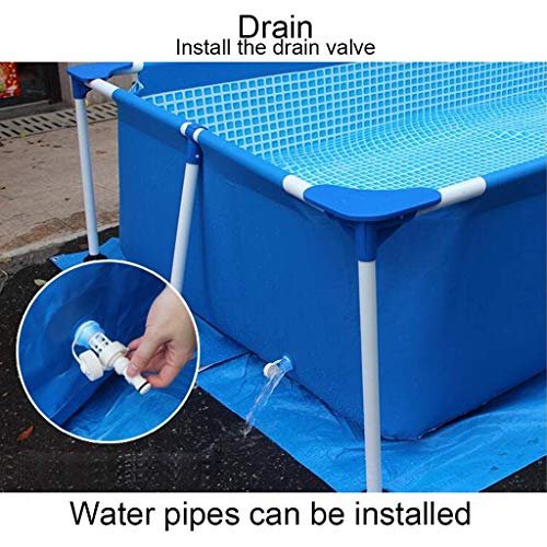 FFCJJDS Ultra Frame Swimming Pool Set with Filter Pump, Ladder & Pool Cover - Image 8